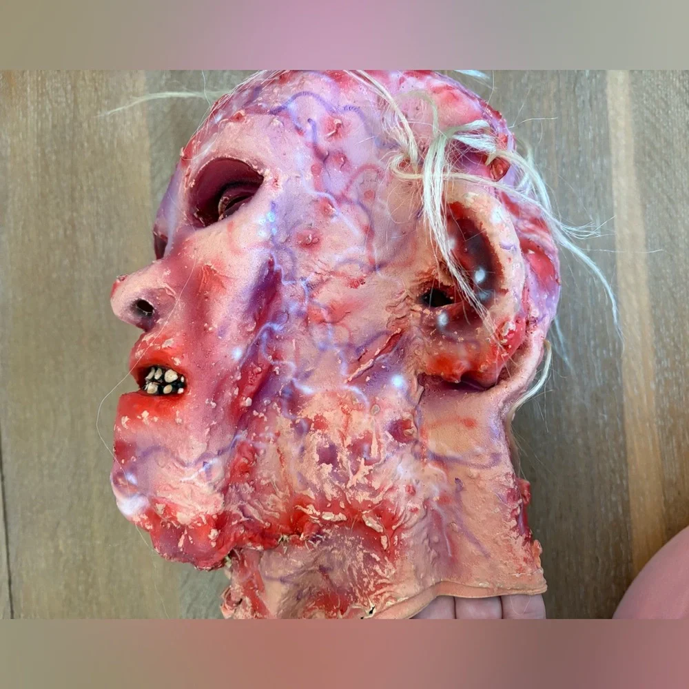 Halloween Mask - Adult os - Burned Man Face - unisex - Picture 4 of 9
